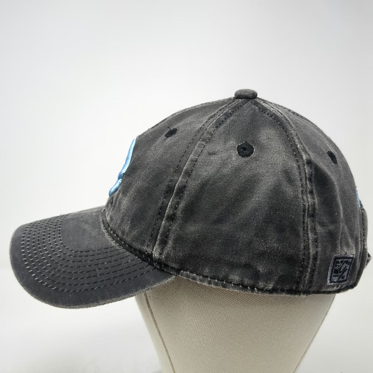 The Game Baseball Cap Gray One Size Vail Colorado Embroidered Logo Hat Slideback