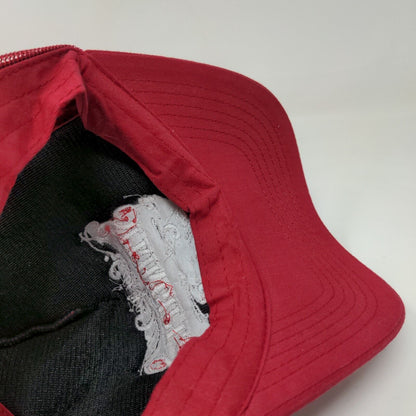 Grupo Principe Estilo Calentano Musical Artist Men's Snapback Mesh Back Hat Red