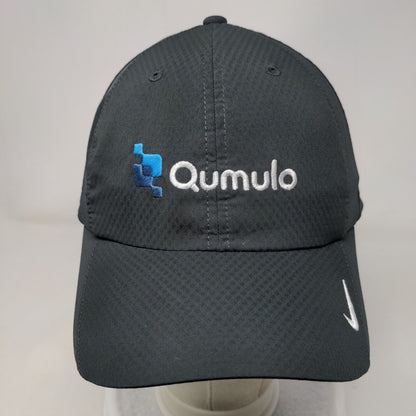 Qumulo Strapback Golf Hat Gray OSFM Adjustable Heritage86 Nike Dri-Fit