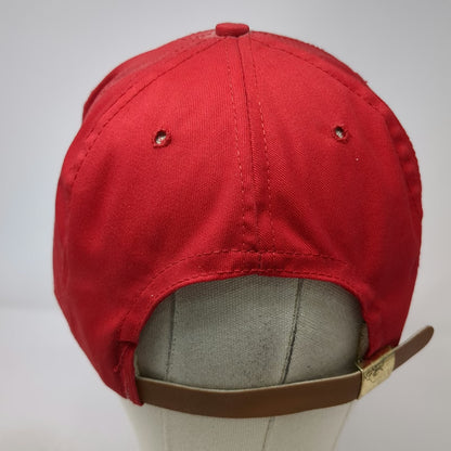 Paramount Apparel 5 Panel Red Hat One Size Kodak Industrial Imaging Rope Strap
