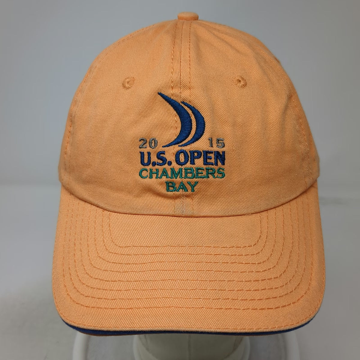 USGA 2015 U.S. Open Chambers Bay Member Orange One Size Baseball Cap Hat Golf