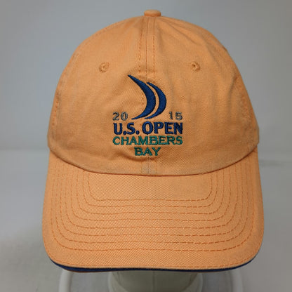 USGA 2015 U.S. Open Chambers Bay Member Orange One Size Baseball Cap Hat Golf
