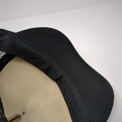 Quiksilver Snapback Rope Trucker Hat Black Youth One Size Mesh Back