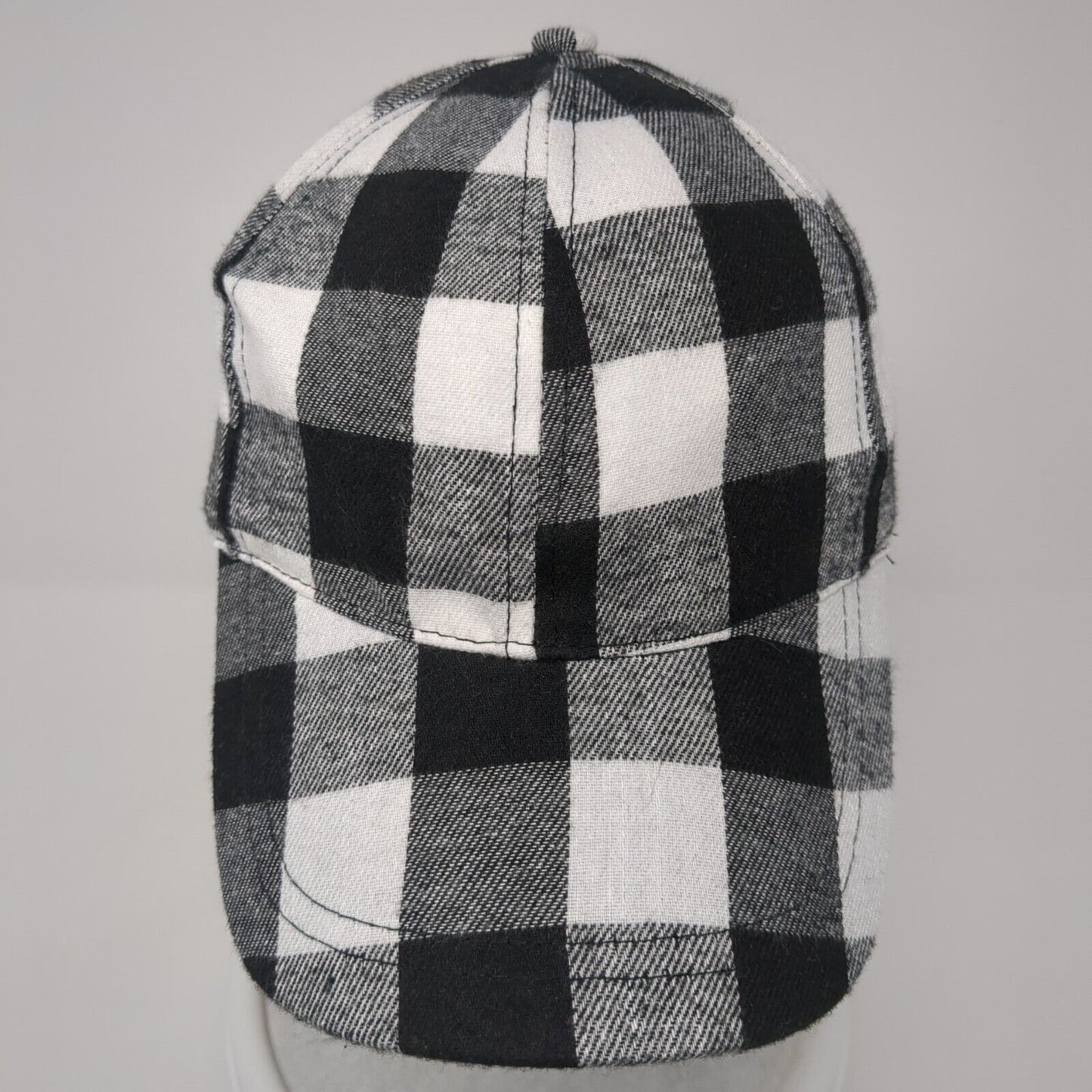 Unbranded Strapback Hat Multi One Size Buffalo Plaid Check Adjustable