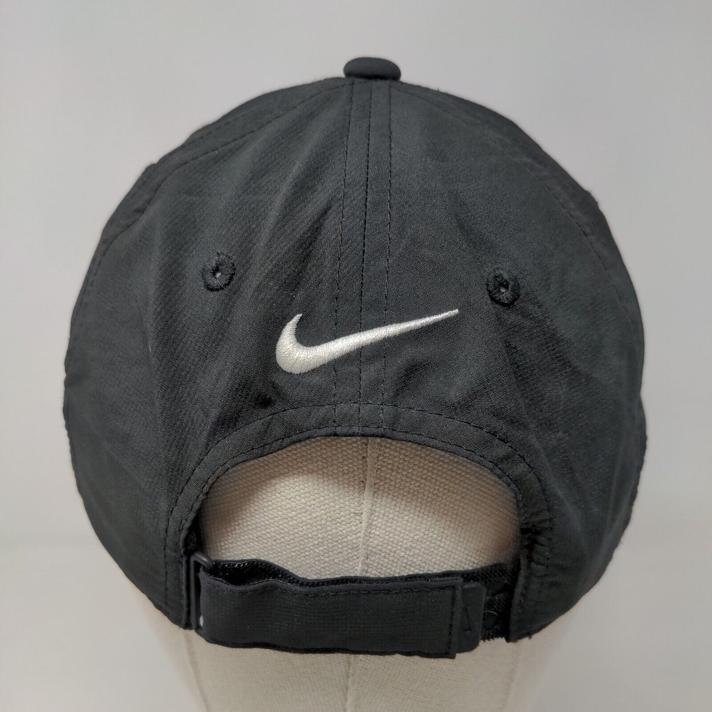 Nike Legacy 91 Dri Fit Men's Strapback Hat Black Size OSFM Embroidered Swoosh