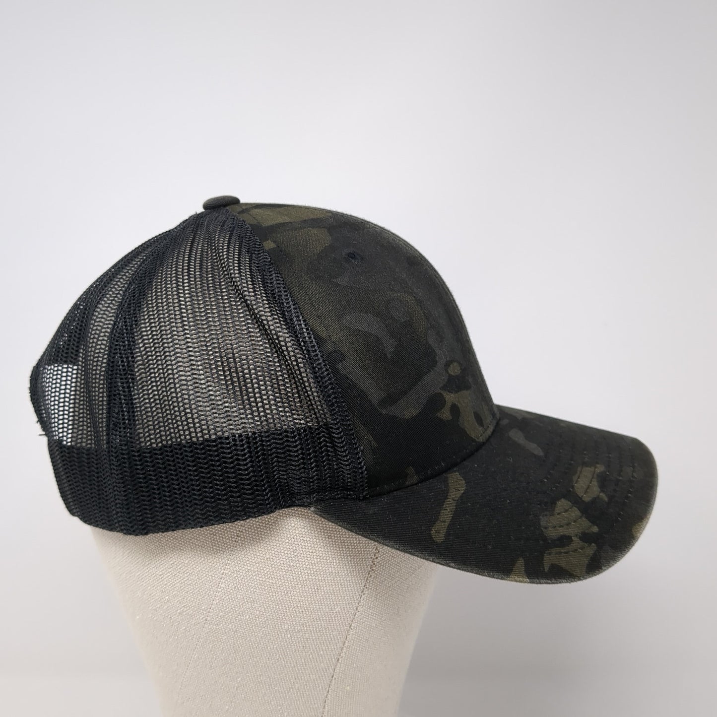 The Classics Yupoong Snapback Trucker Hat Multi One Size Mesh Back Camo