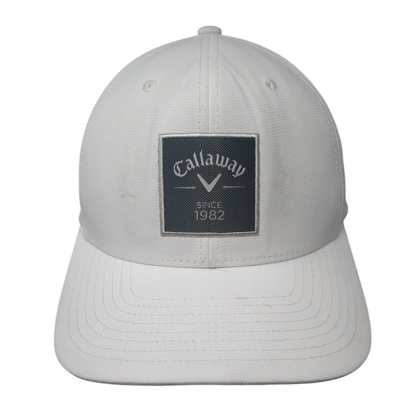 Callaway Since 1982 Snapback Hat White One Size Flexfit 110 Adjustable