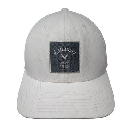 Callaway Since 1982 Snapback Hat White One Size Flexfit 110 Adjustable