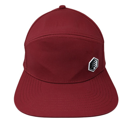tmrk Snapback Hat Red One Size Adjustable Breathable Lightweight Durable