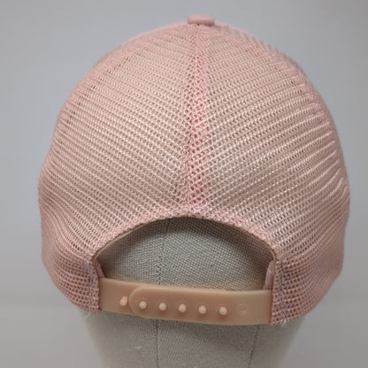 Foxy Granny Snapback Rope Trucker Hat Pink Large Mesh Back Sportcap