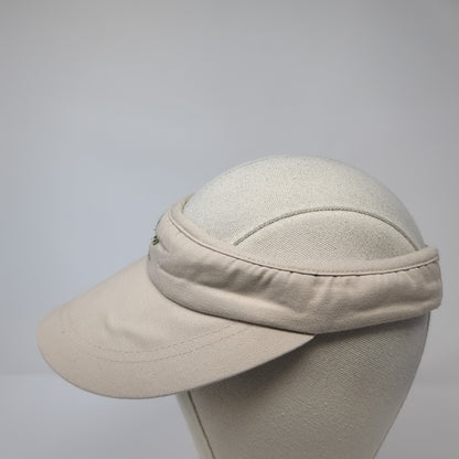 USA Route66 Sun Visor Hat Brown One Size Adjustable Lightweight Embroidered