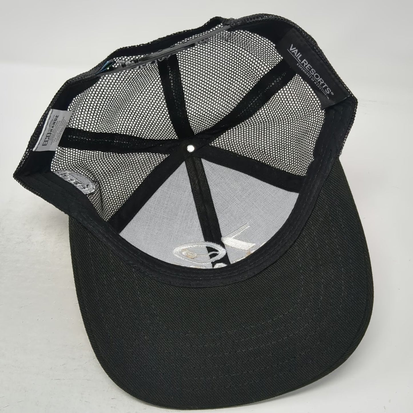 Vail Resorts Trucker Hat Black One Size Okemo 70 Years Pepsi Staff Mesh Ski