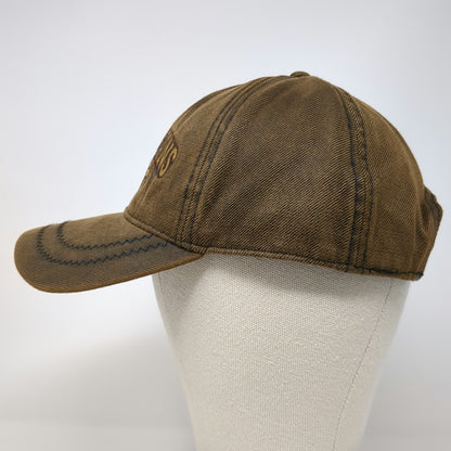 Raw Ma Snapback Hat Brown One Size New Orleans The Big Easy Embroidered Stitch
