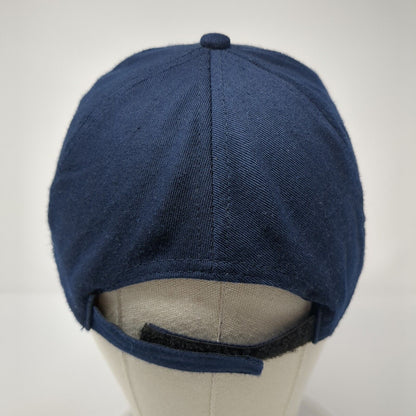 Great Wall China Strapback Baseball Cap Blue One Size Adjustable Embroidered