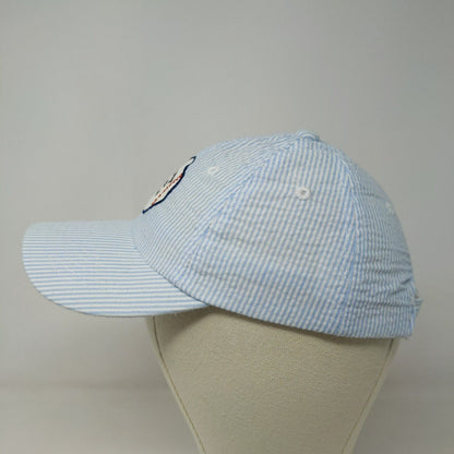 Unbranded Boys Strapback Hat Blue White Striped Size OS Rookie of the Year