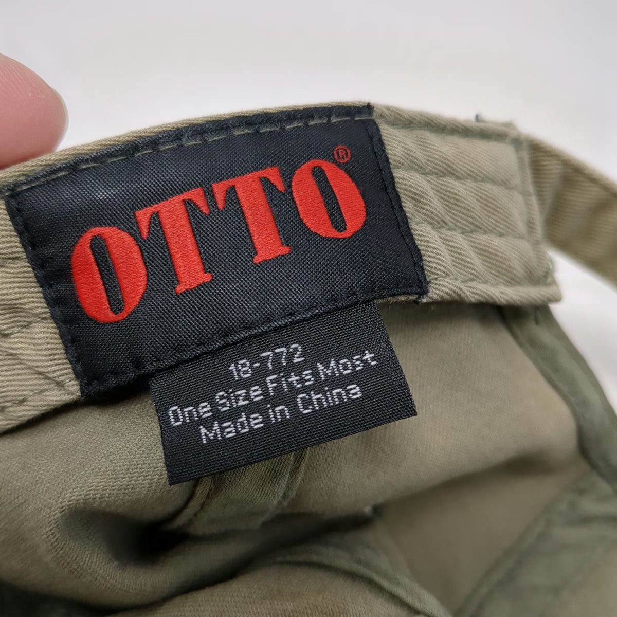 Otto Baseball Cap Beige One Size Slideback Gem State Fly Fishers Idaho Hat