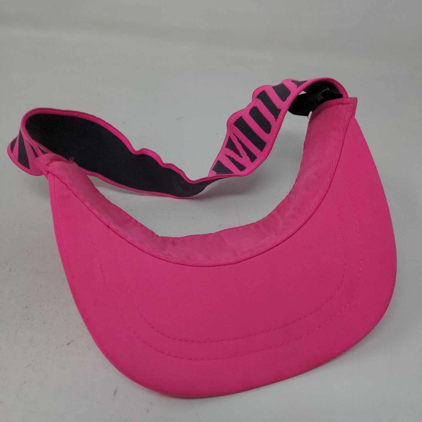 Under Armour Girl's Stretchy Sun Visor Hat Cap Pink Black Size OSFA