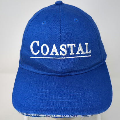 Kati Baseball Cap Blue White One Size Coastal Securities Strapback Hat Corporate