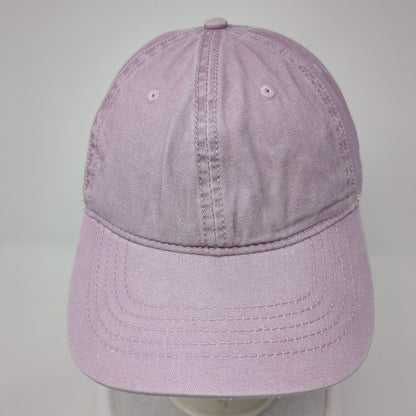 Unbranded Slideback Hat Purple One Size Adjustable Vented Holes 6 Panel Blank