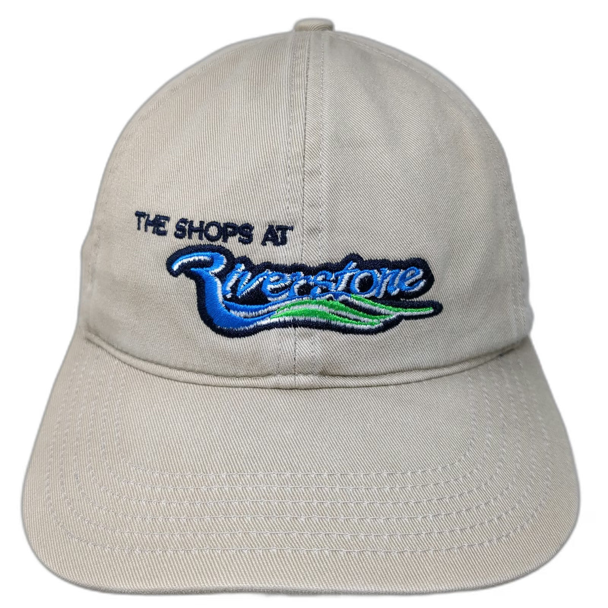 Richardson Baseball Cap Beige One Size Shops at Riverstone Slideback Logo Hat