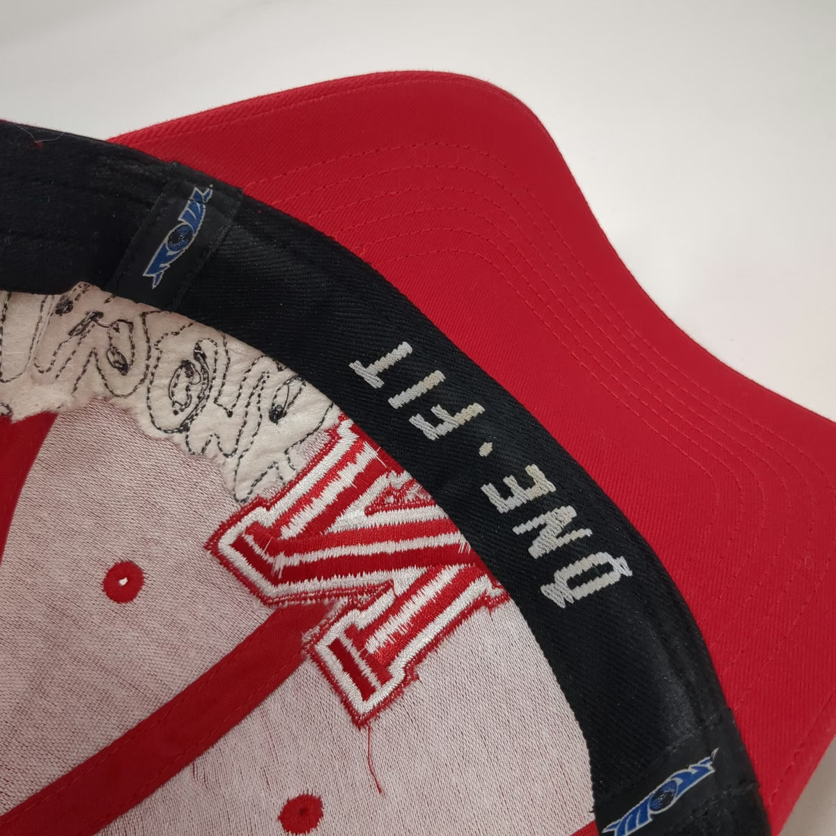 Nebraska Huskers NCAA Top of the World Red One Size Cap Stretch Fit Script Hat