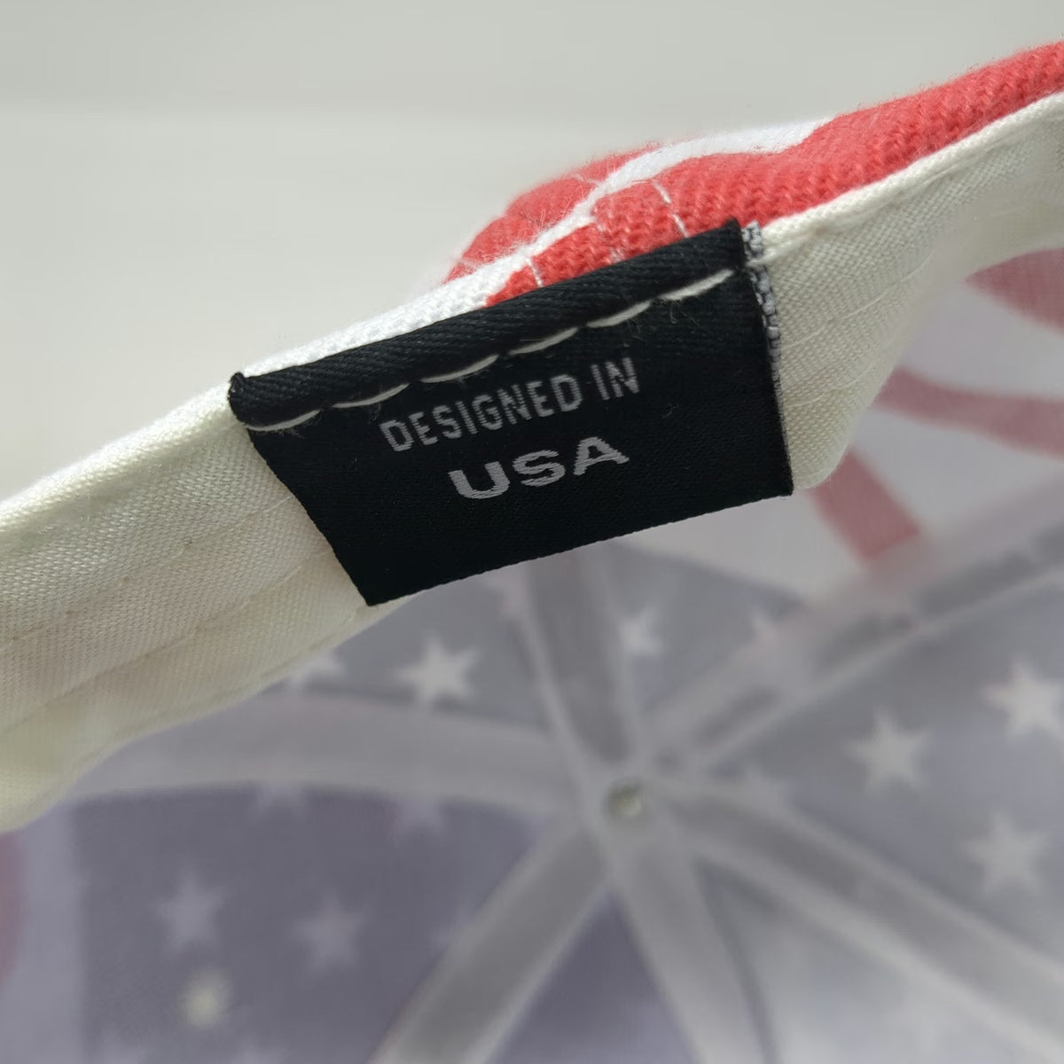 R Headwear American Flag Baseball Cap Blue White Red One Size Strapback Hat