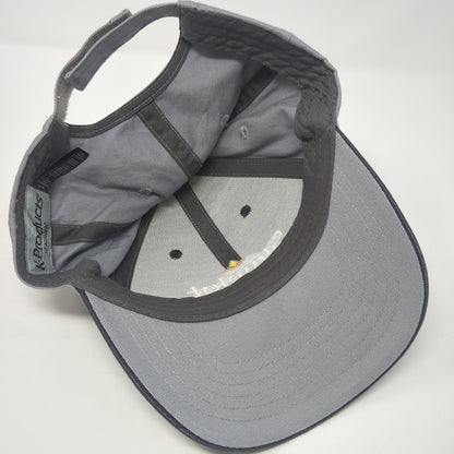 Simplot Strapback Baseball Cap Gray One Size Adjustable Embroidered K-Products