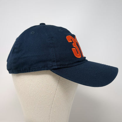 New Era Baseball Cap Blue One Size 312 Hard Knocks Slideback Hat Cotton