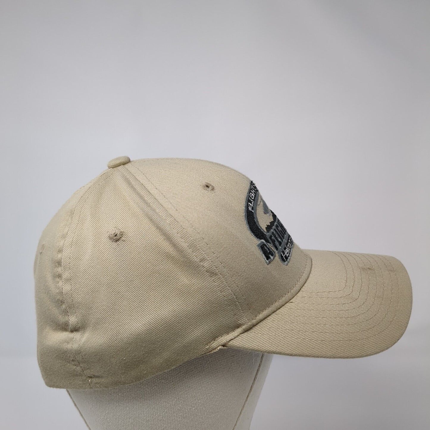 Flight Services A Flight Above Helicopter Training Fitted Hat Tan S/M Flexfit