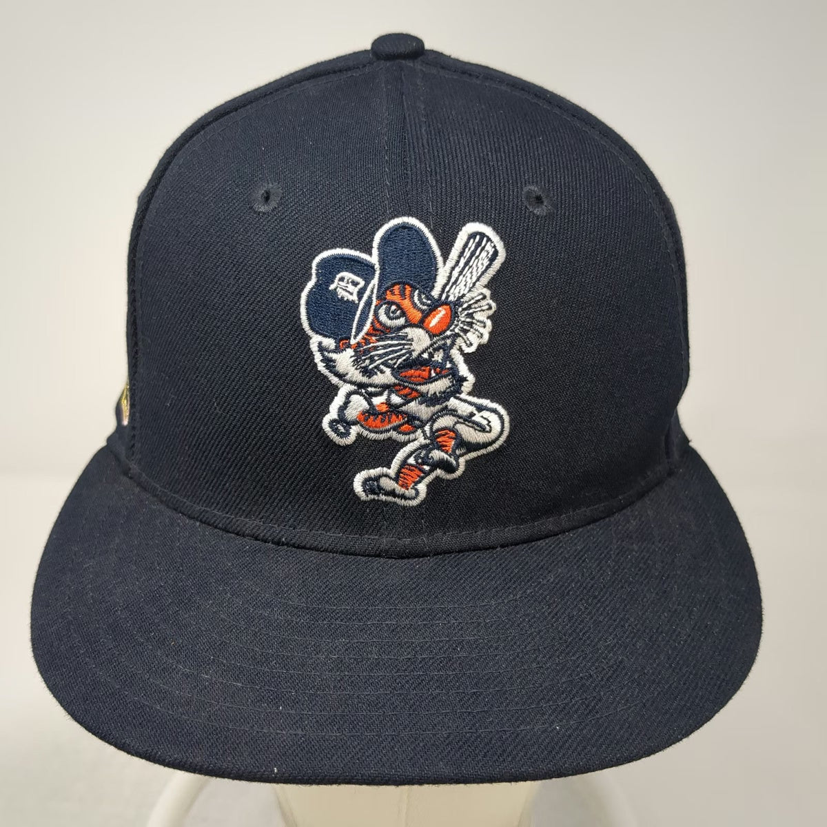 Detroit Tigers MLB New Era Baseball Cap Blue 7 Anniversary Side Patch Pink Brim