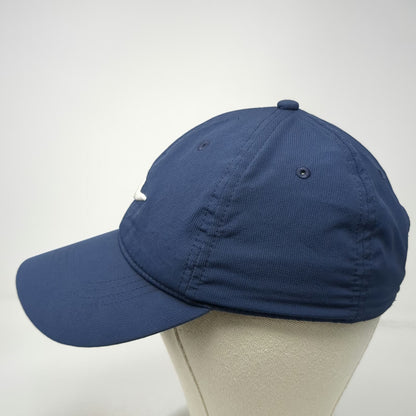 Nike Blue Baseball Cap One Size Strapback Embroidered Swoosh Logo Athletic Hat