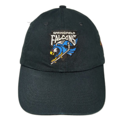 Antigua Springfield Falcons Baseball Cap Black One Size Shriners Hospital Hat