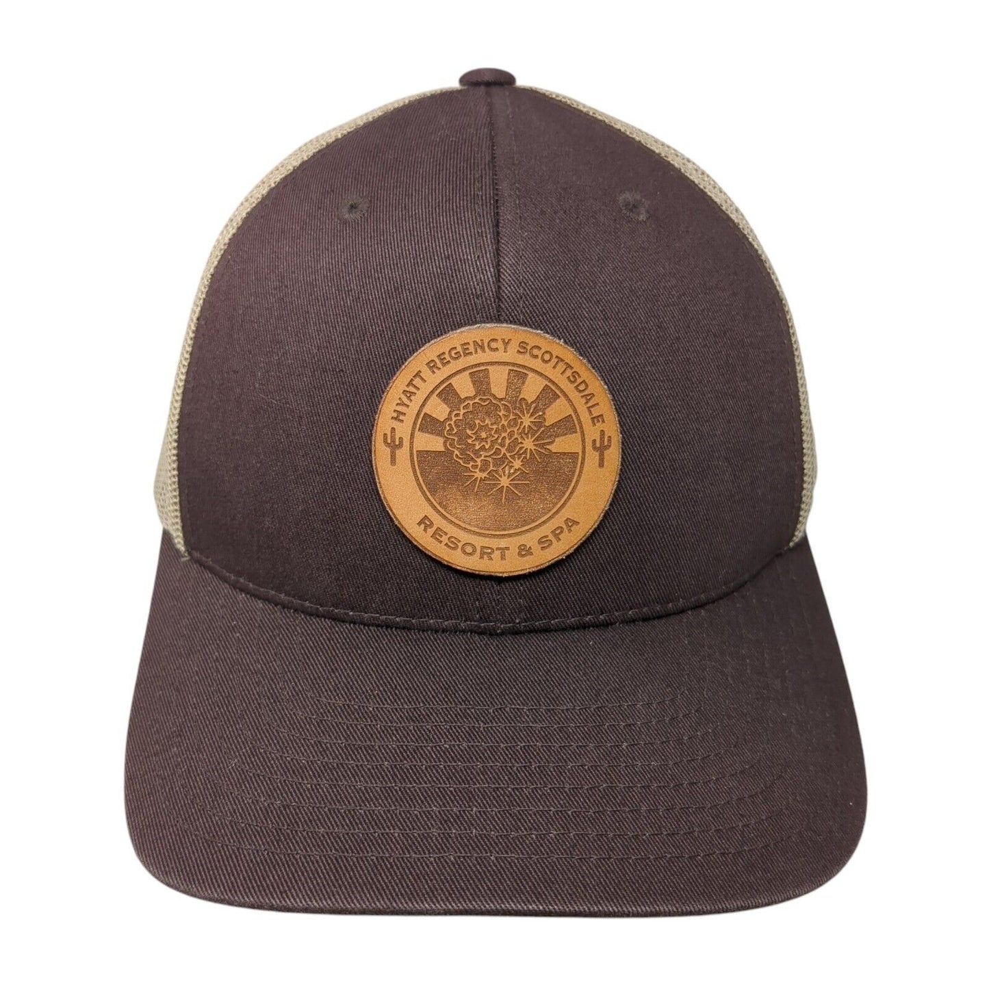 Hyatt Regency Scottsdale Resort & Spa Snapback Trucker Hat Brown OS Mesh Back