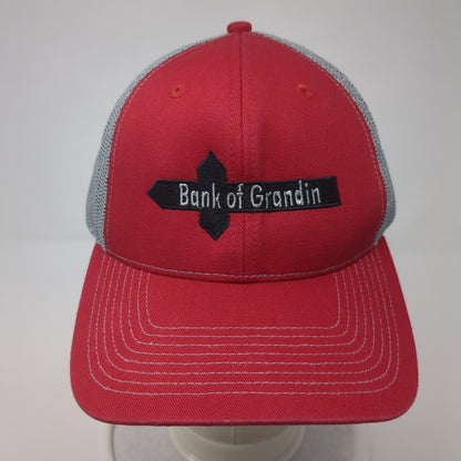 Bank of Grandin Snapback Trucker Hat Multicolor One Size Mesh Back