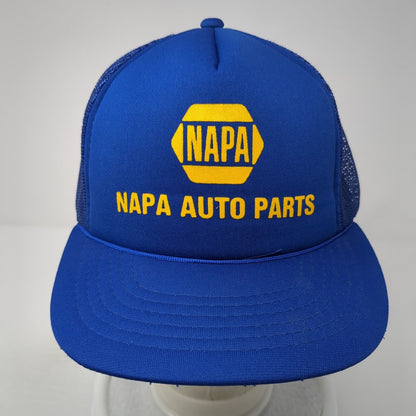 NAPA Auto Parts Trucker Hat Blue OS Adjustable Mesh Back Rope The Louisville