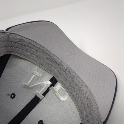 NP Fitted Hat Blue S/M Flexfit Embroidered Vented Holes 6 Panel Richardson