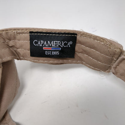 Artesano Bakery Bread Strapback Sun Visor Cap Tan OS Adjustable Cap America