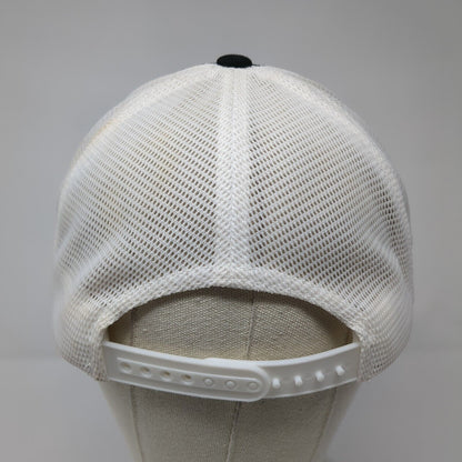 The Classics Yupoong Snapback Trucker Hat Black One Size Patch Mesh Back