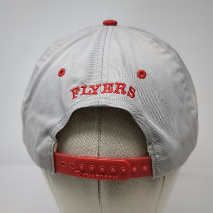 Richardson Snapback Hat Gray Red L Chaminade Flyers Baseball Structured Crown