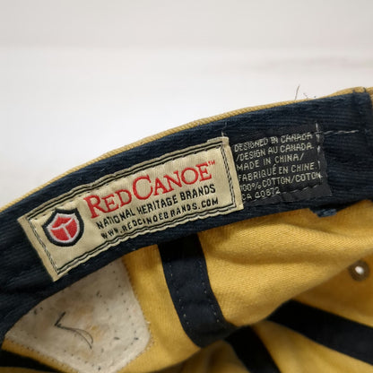 Red Canoe Baseball Cap Beige One Size US Air Service Jet Blast Warning Hat