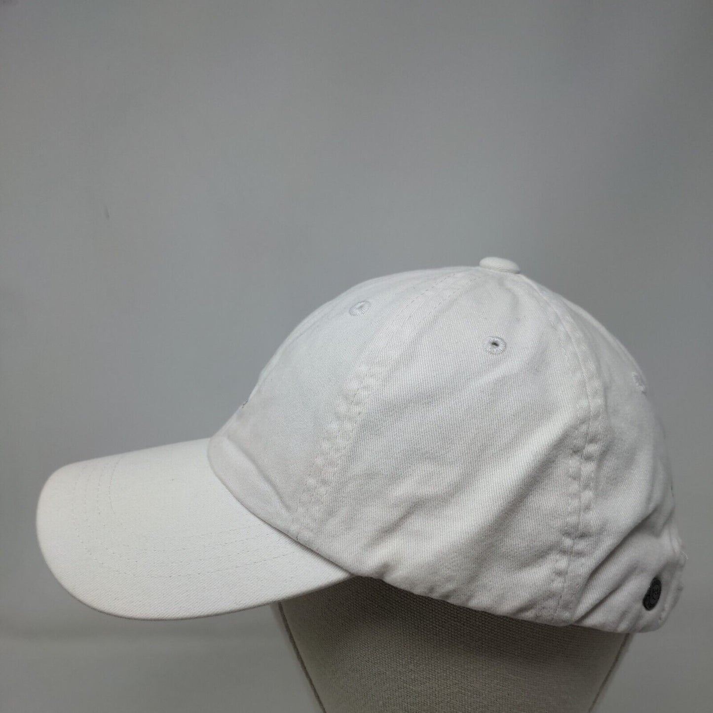 Southern Tide Fish Logo Slideback Hat White One Size Embroidered 6 Panel