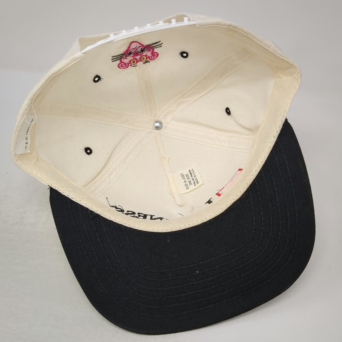 5 Panel Hat White One Size Black Snapback Pink Panther Owens Corning Windows