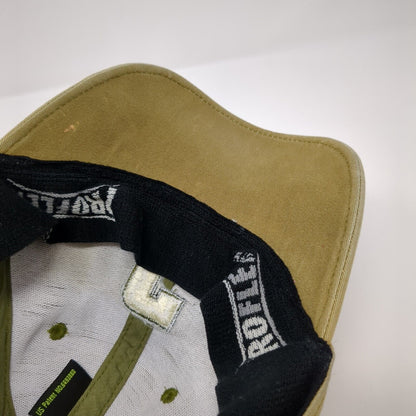 Letter C Cabela's Fitted Hat Tan M/L Embroidered Proflex Outdoor Cap