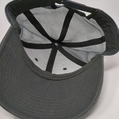 Patagonia Trucker Hat Gray One Size Mesh Back Snapback Mountain Logo Patch