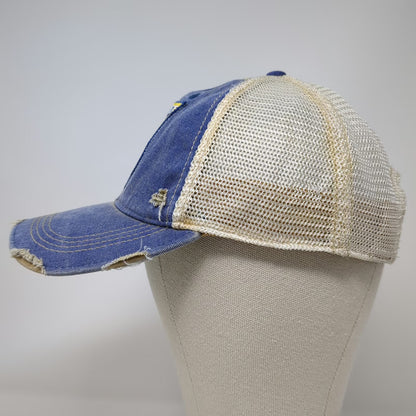 Headmost Heileman Old Style Beer Blue One Size Trucker Hat Mesh Snapback Logo