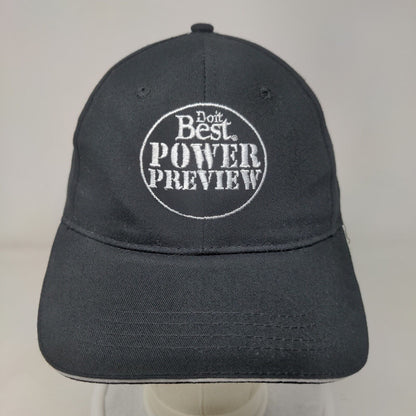 Do it Best Power Preview Strapback Hat Black One Size Embroidered Cap America
