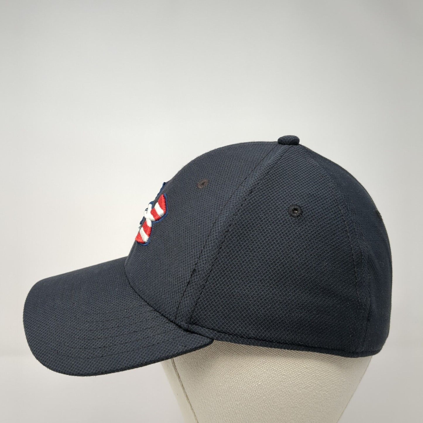 Under Armour Fitted Hat Blue M/L Classic Fit Embroidered Patriotic Freedom