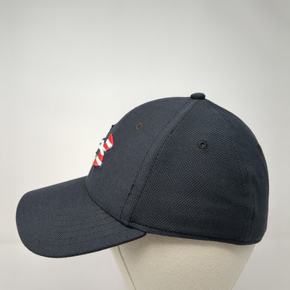 Under Armour Fitted Hat Blue M/L Classic Fit Embroidered Patriotic Freedom