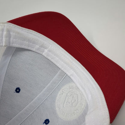 Richardson Trucker Hat Blue Red White One Size Mesh Back Snapback Outlaw Country