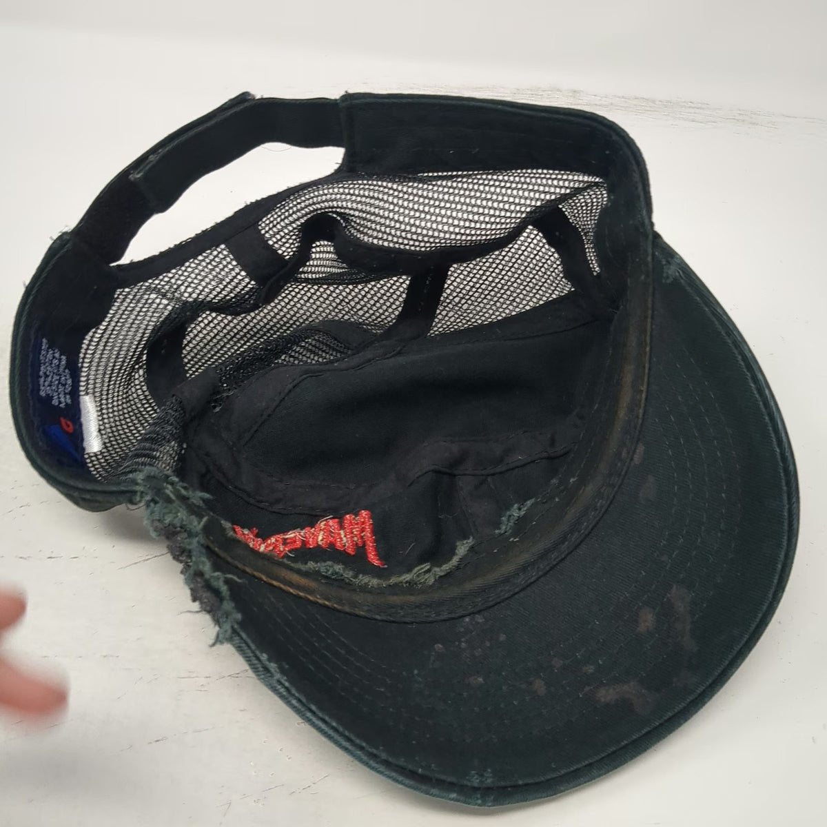 H3 Sportgear Army Cap Black One Size Maverik Mesh Back Gas Station Strapback Hat